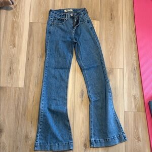 Rock & Roll Cowgirl Blue Flare Jeans